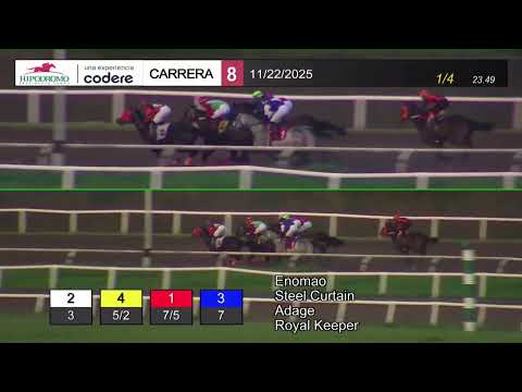 8TH RACE SATURDAY NOVEMBER 22, 2025 HPR