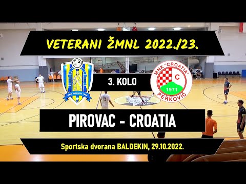 VETERANI ŽMNL: PIROVAC - CROATIA 3:1 29.10.2022.