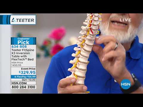 Teeter FitSpine X3 Inversion Table with FlexTech Bed