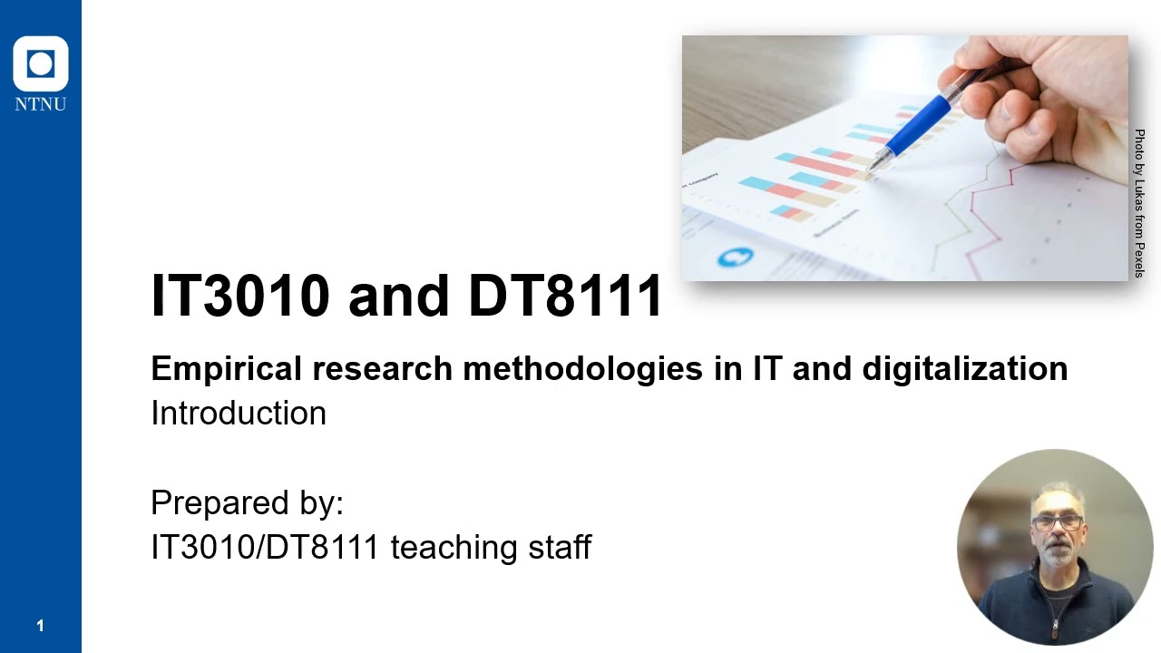 Our research methods courses at the Norwegian University of Science and Technology