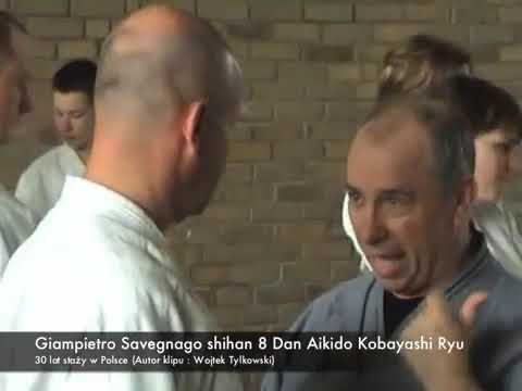 Aikido Wysocki   shihan Giampietro Savegnago 8 Dan Aikido Kobayashi Ryu