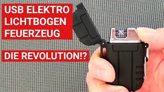 ♨️ GRILLBLITZ: Lichtbogen Feuerzeug ohne Gas und Benzin, die Revolution? USB Feuerzeug Tesla Lighter