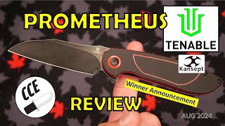 Full Review of the Tenable (by Kansept Knives) PROMETHEUS Pocket Knife - Design by D.O.C.K.