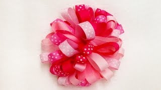 How To Make A Loopy Puff Ribbon Hair Bow
