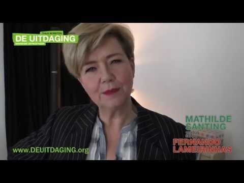 Mathilde Santing en Fernando Lameirinhas worden uitgedaagd door Thijs Borsten