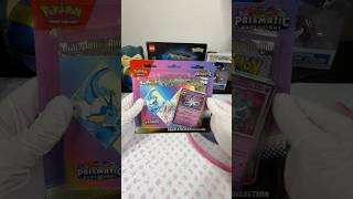 Opening Prismatic Evolutions Tech Sticker Collection #pokemon #openingpacks