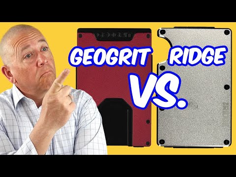 Geogrit wallet vs Ridge wallet; REVIEW and COMPARE