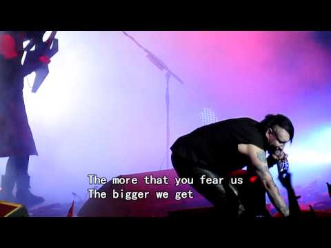 Marilyn Manson - Disposable Teens (Lyrics) Dedicated to Paris Jackson
