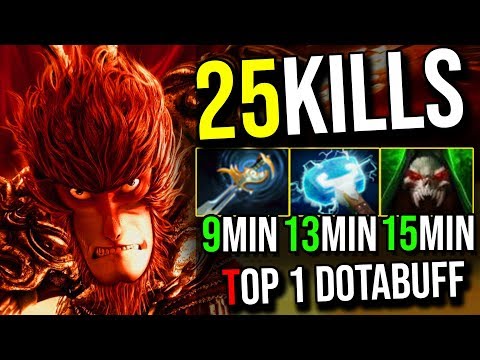 Best MK in The World [Monkey King] MORE THAN 1KILL PER MIN 25Kills in 19Min By Ana | Dota 2 FullGame