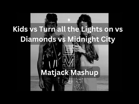 Kids vs Turn All the lights on vs Numb vs M83 vs Diamonds (DJ Julsen Mashup)
