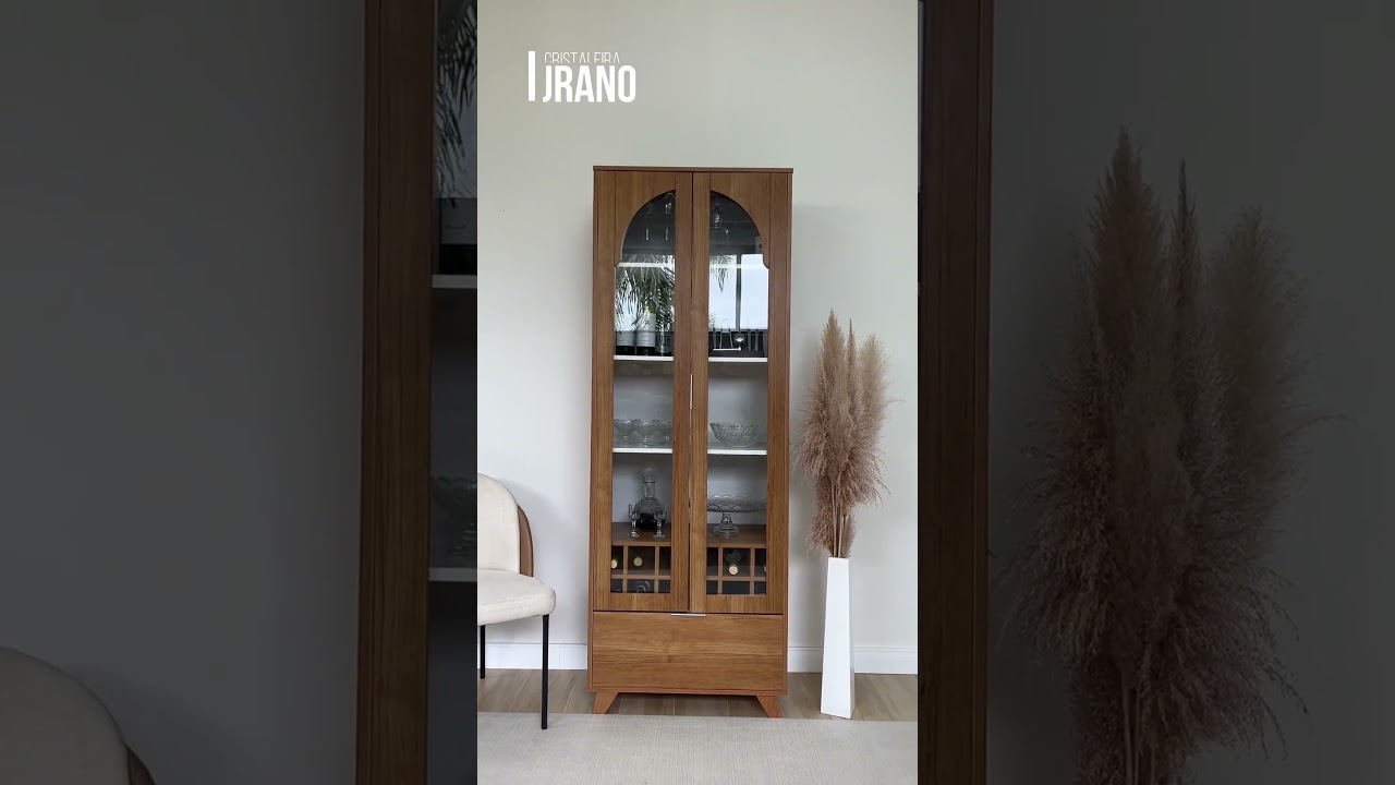 Thumbnail do vídeo - Cristaleira Murano - Cinamomo C / Off White