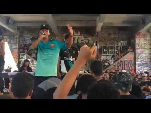 MC Drizzy x MC Big Leo - ( Final)  -   Duelo de MCS 2018 (Treta/vacilão brigando na plateia)