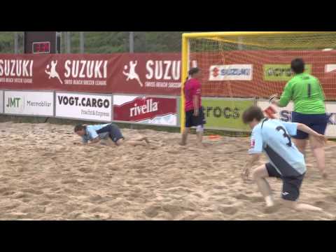 Zusammenschnitt Suzuki Beach Soccer League 26.-27. Juli 2014 in Birr.