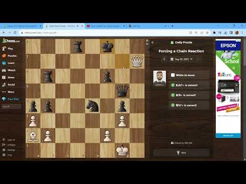 Daily Chess Puzzles 2023 September 29 2023