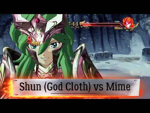 Saint Seiya: Soldiers Soul - Shun (God Cloth) vs Mime (3 Round)