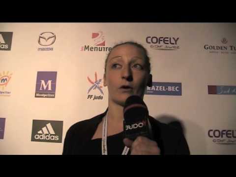 Cindy Huber, championne de France de judo -57 kg 2012