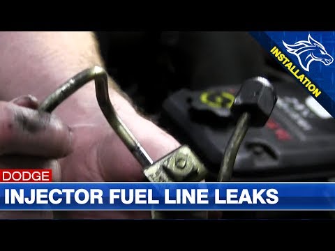 High Pressure Injector Fuel Line Leaks & #4 Fuel Line Install: 03-07 Dodge Cummins