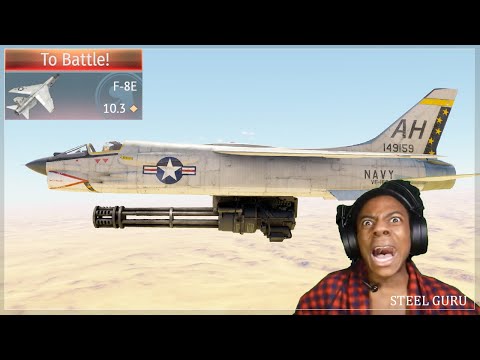 STOCK F-8E Crusader GRIND Experience 💥💥💥 It's BETTER Than PHANTOM! (I'm not jok)