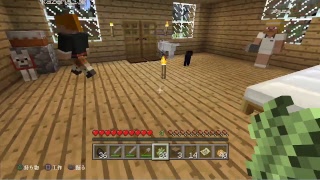 飛燕と玲音くんとマインクラフト1回目！