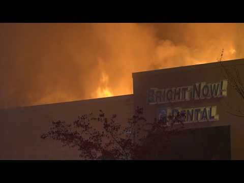 2 alarm commercial structure fire; Bellevue, WA