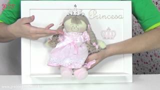 Quadro Decorativo Boneca Princesa | Ref: 45916