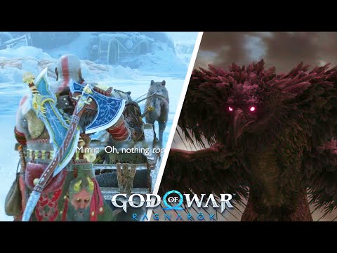 Mimir tells Kratos and freya about his visit  to Hel's Eagle