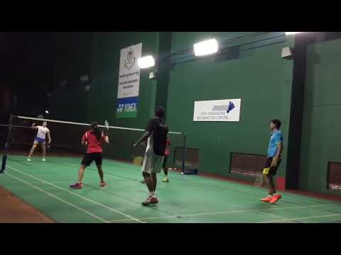 Ashwini Ponnappa badminton Practice 1:4