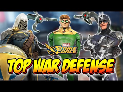 My Top 8 War Defensive Teams in Marvel Strike Force with OhEmGee