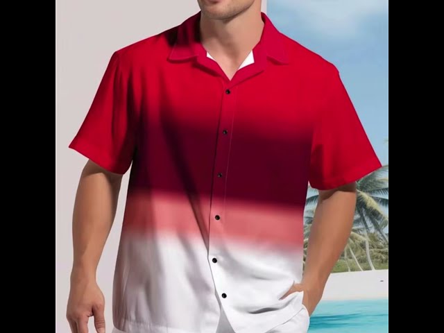 Vídeo relacionado con ALISISTER Camisa Hawaiana para Hombre, Divertida Camisa Hawaiana de Manga Corta con Flamenco neón 3D, Camisas Tropicales con Botones, Camisas de Verano M