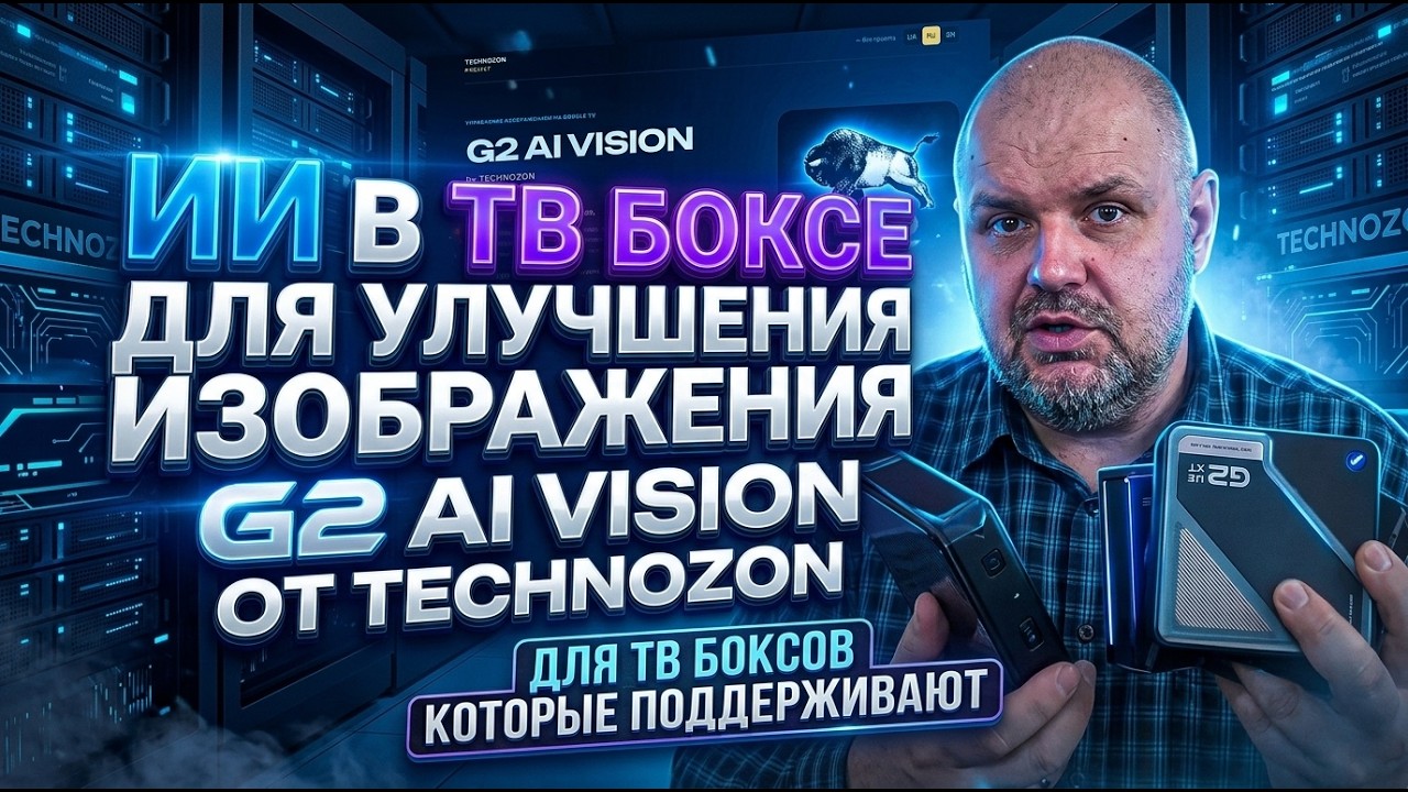 УЛУЧШЕНИЕ ИЗОБРАЖЕНИЯ В ТВ БОКСАХ C ПОМОЩЬЮ ИИ. G2 AI VISION -  ДЛЯ ТВ БОКСОВ КОТОРЫ?