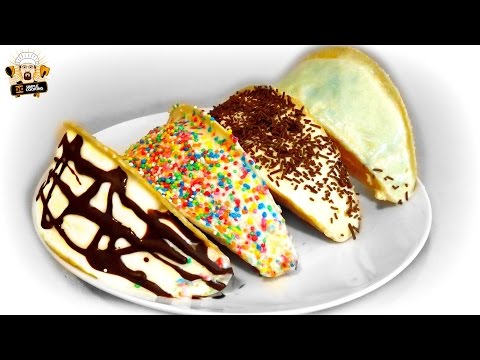 HOW TO MAKE ICE CREAM TACOS