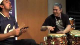 Santana's Raul Rekow and John Santos Rumba at the Jazz School.mov