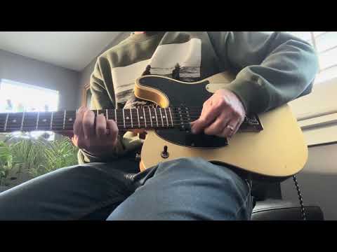 2013 Squier J5 Telecaster John 5 Signature Model Frost Gold HH Double Bound 1st Year image 26