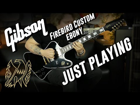 Демонстрация звучания электрогитары Gibson Firebird Custom
