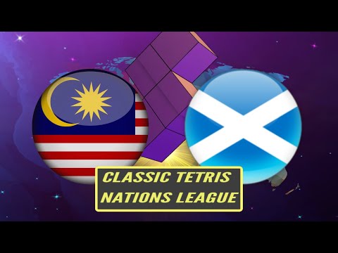 CLASSIC TETRIS NATIONS LEAGUE   THIRD PLACE   Malaysia vs Scotland