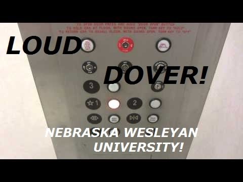 SUPER Obnoxious Dover hydraulic elevator at Smith-Curtis Building, NWU, Lincoln NE
