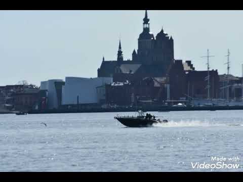 Altefähr auf Rügen im April 2022 mit Blick auf Stralsund