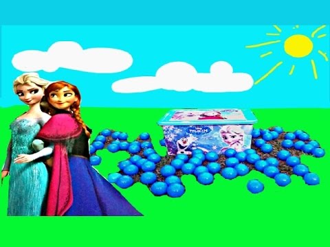 Disney Frozen Movie Videos 2016 Rainbow Ballpit Toy Box Surprise Kids Videos Fun Activities Video