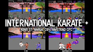 International Karate PLUS Comparison / Atari ST, Amiga, C64, Amstrad CPC