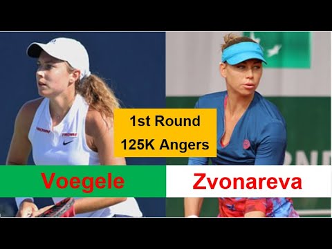 Stefanie Voegele (SUI) - Vera Zvonareva (RUS) 1st Round Angers Women Challenger 2021