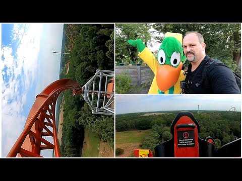 Sky Scream -  Rollercoaster - Premier Launched Ride - Onride - Holiday Park
