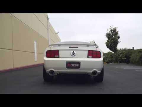 Ford Mustang GT 2005-2009 - X-Force Varex Axle-Back Exhaust