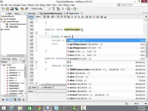 Java 1 Ch 4 Study Guide