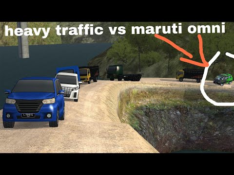 hevy traffic vs maruti omni vs mud road