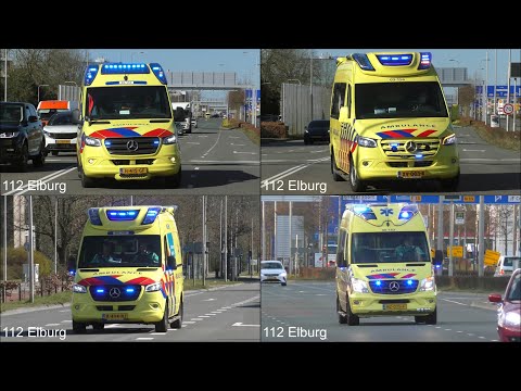 Ambulance's uit Twente, Drenthe, Noord- en Oost Gelderland & IJsselland met spoed in Zwolle