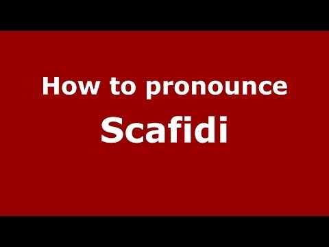 How to pronounce Scafidi (Italian/Italy) - PronounceNames.com