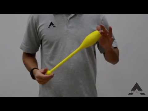 Gymnastikkøller 35 cm Gul