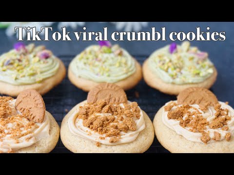 TikTok viral crumble cookies recipe 💖These Crumbl Cookies Broke the Internet! 🍪