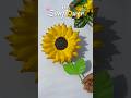 DIY Sunflower Paper Sunflower Craft Idea Shorts Diy Diycraft Diysunflower Sunflower
