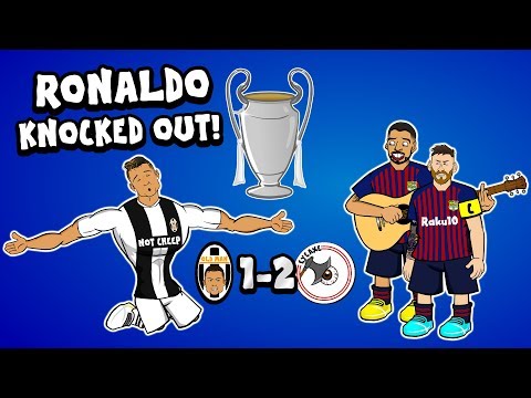 😊RONALDO OUT!😊 (Juve vs Ajax & Barca vs Man Utd Parody Goals Highlights Champions League 2019)